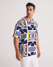 Load image into Gallery viewer, 3D Jeweled Flag Men's Premium Heavyweight Tee
