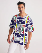 Load image into Gallery viewer, 3D Jeweled Flag Men's Premium Heavyweight Tee