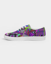 Load image into Gallery viewer, PURPLE-ATED FUNKARA Men's Lace Up Canvas Shoe