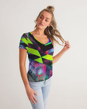Load image into Gallery viewer, GALAXY GEO URBAN Women's V-Neck Tee