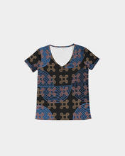 Load image into Gallery viewer, Continuous Peace Women's V-Neck Tee
