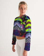 Load image into Gallery viewer, GALAXY GEO URBAN Women's Cropped Sweatshirt