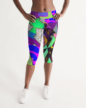 Load image into Gallery viewer, PURPLE-ATED FUNKARA Women's Mid-Rise Capri