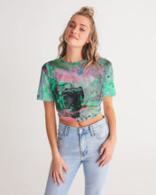 Load image into Gallery viewer, painters table 2 Women's Twist-Front Cropped Tee