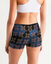 Load image into Gallery viewer, Continuous Peace Women's Mid-Rise Yoga Shorts