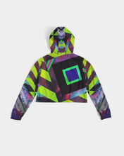 Load image into Gallery viewer, GALAXY GEO URBAN Women's Cropped Hoodie