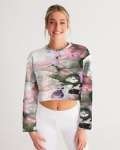 Load image into Gallery viewer, Chalkwater Crush Women's Cropped Sweatshirt