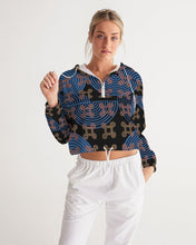 Load image into Gallery viewer, Continuous Peace Women's Cropped Windbreaker