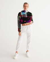 Load image into Gallery viewer, Static Electricity Women's Cropped Windbreaker