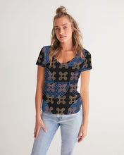 Load image into Gallery viewer, Continuous Peace Women's V-Neck Tee