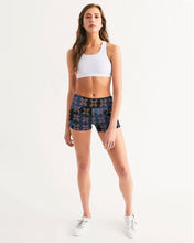 Load image into Gallery viewer, Continuous Peace Women's Mid-Rise Yoga Shorts