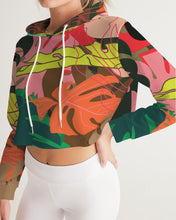 Load image into Gallery viewer, MONSTERA Women's Cropped Hoodie