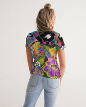 Load image into Gallery viewer, whole LOTTA flowers DOUBLE TAKE Women's V-Neck Tee