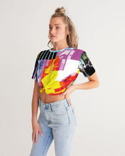 Load image into Gallery viewer, urbanAZTEC Women's Twist-Front Cropped Tee