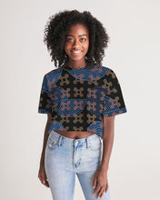 Load image into Gallery viewer, Continuous Peace Women's Lounge Cropped Tee