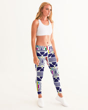 Load image into Gallery viewer, 3D Jeweled Flag Women's Yoga Pants