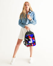 Load image into Gallery viewer, 80s Diamond half Small Canvas Backpack