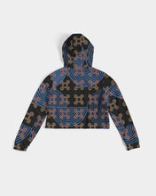 Load image into Gallery viewer, Continuous Peace Women's Cropped Hoodie