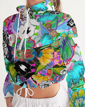Load image into Gallery viewer, whole LOTTA flowers DOUBLE TAKE Women's Cropped Windbreaker