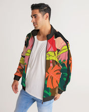 Load image into Gallery viewer, MONSTERA Men's Stripe-Sleeve Track Jacket