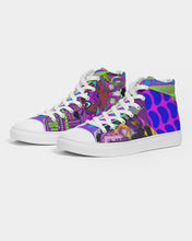 Load image into Gallery viewer, PURPLE-ATED FUNKARA Women's Hightop Canvas Shoe