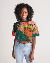 Load image into Gallery viewer, MONSTERA Women's Lounge Cropped Tee