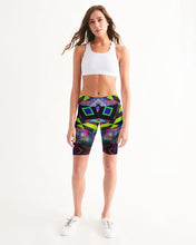 Load image into Gallery viewer, GALAXY GEO URBAN Women's Mid-Rise Bike Shorts