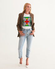 Load image into Gallery viewer, FUNKARA POLYGON CLOTH 1 Women's Graphic Tee