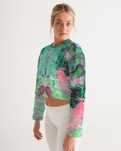 Load image into Gallery viewer, painters table 2 Women's Cropped Sweatshirt