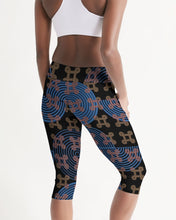 Load image into Gallery viewer, Continuous Peace Women's Mid-Rise Capri