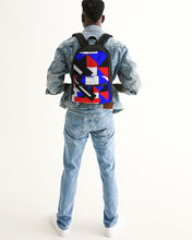 Load image into Gallery viewer, 80s Diamond half Small Canvas Backpack