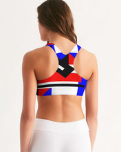 Load image into Gallery viewer, 80s Diamond half Women's Seamless Sports Bra