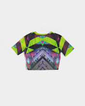 Load image into Gallery viewer, GALAXY GEO URBAN Women's Twist-Front Cropped Tee