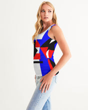 Load image into Gallery viewer, 80s Diamond half Women's Tank