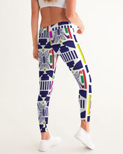 Load image into Gallery viewer, 3D Jeweled Flag Women's Yoga Pants