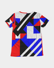 Load image into Gallery viewer, 80s Diamond half Women's V-Neck Tee