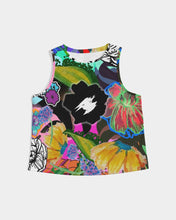Load image into Gallery viewer, whole LOTTA flowers DOUBLE TAKE Women's Cropped Tank
