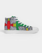 Load image into Gallery viewer, FUNKARA POLYGON CLOTH 1 Women's Hightop Canvas Shoe