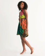 Load image into Gallery viewer, MONSTERA Women's Halter Dress