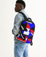 Load image into Gallery viewer, 80s Diamond half Small Canvas Backpack