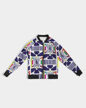 Load image into Gallery viewer, 3D Jeweled Flag Women's Bomber Jacket