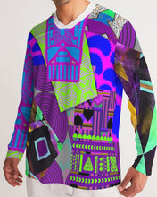Load image into Gallery viewer, PURPLE-ATED FUNKARA Men's Long Sleeve Sports Jersey