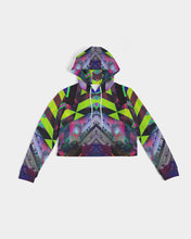 Load image into Gallery viewer, GALAXY GEO URBAN Women's Cropped Hoodie