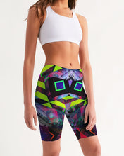 Load image into Gallery viewer, GALAXY GEO URBAN Women's Mid-Rise Bike Shorts