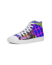 Load image into Gallery viewer, PURPLE-ATED FUNKARA Women's Hightop Canvas Shoe