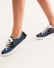 Load image into Gallery viewer, Continuous Peace Women's Faux-Leather Sneaker