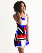 Load image into Gallery viewer, 80s Diamond half Women's Racerback Dress