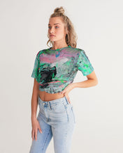 Load image into Gallery viewer, painters table 2 Women's Twist-Front Cropped Tee