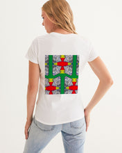 Load image into Gallery viewer, FUNKARA POLYGON CLOTH 1 Women's Graphic Tee