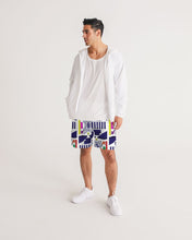 Load image into Gallery viewer, 3D Jeweled Flag Men's Jogger Shorts